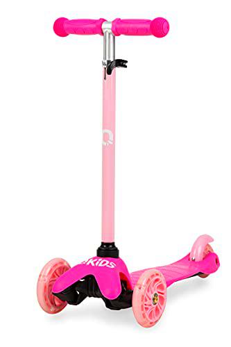 QKids Lumis Scooter de Tres Ruedas, con Equilibrio