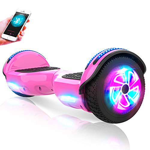 M MEGAWHEELS Hoverboard, Patinete electrico Auto Equilibrio 6.5 Pulgadas con Bluetooth