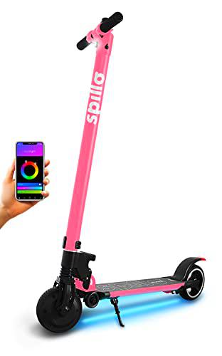 Patinete eléctrico Plegable SPILLO V2 Pro Rosa