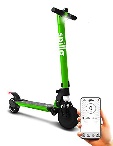 SPILLO Kids Lime Green Patinete eléctrico 150 W 24 V