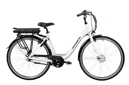 F.lli Schiano E- Moon Bicicleta eléctrica, Unisex-Adult, Blanco, L