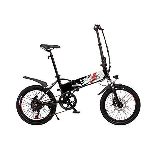 Bicicleta ELECTRICA Plegable Mod. Traveller (Negro BATERIA 12Ah)