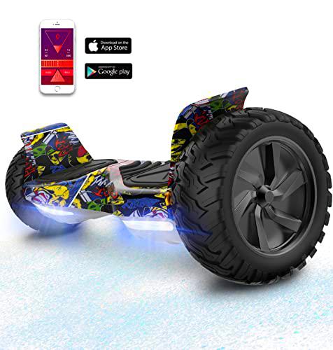 RCB Hoverboards 8.5&quot; Todo Terreno de Auto-Equilibrio con App Control- Estándar de la UE