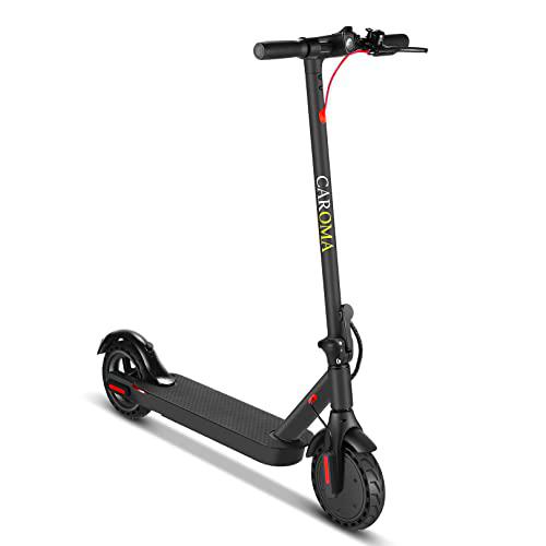 Patinete Electrico para Adulto,Conduce hasta 25km,hasta 25km/h,36V 7.5Ah Batería Electric Scooter,Plegable Aleación de Aluminio Scooters Eléctrico con Faro,Luces Traseras,Campanas y Freno de Disco