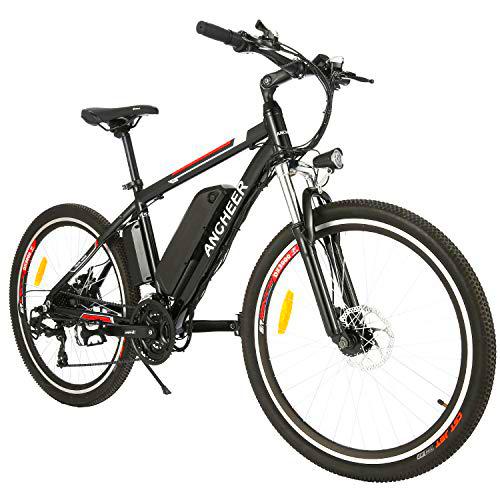 ANCHEER Bicicleta Eléctrica de Montaña de 26/27,5&quot;