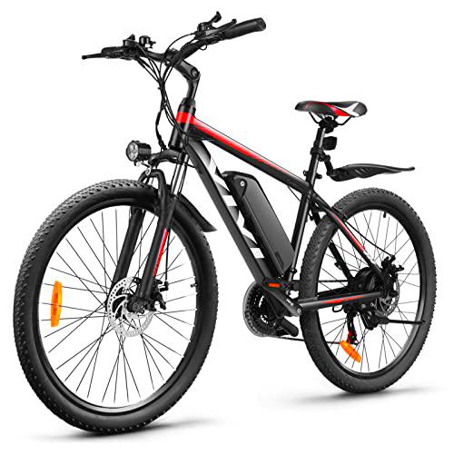 VIVI 27.5/26 Pulgadas Bicicleta eléctrica Hombres Damas,Bicicleta de montaña,36V 10.4AH batería de Iones de Litio ebike pedelec,25KM/H Bicicleta e-Bike,21 velocidades Bicicleta eléctrica