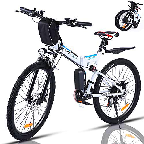 VIVI Bicicleta Electrica Plegable 250W Bicicleta Eléctrica Montaña