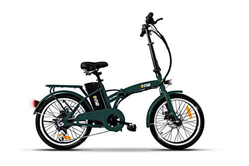 The One Bicicletta Elettrica Pieghevole A Pedalata Assistita 20&quot; 250w Easy Forest Green Bicicleta eléctrica Plegable con Pedal asistida Verde