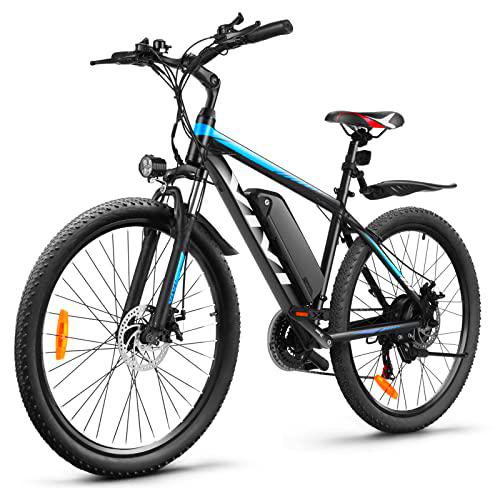 VIVI 27.5/26 Pulgadas Bicicleta eléctrica Hombres Damas,Bicicleta de montaña,36V 10.4AH batería de Iones de Litio ebike pedelec,25KM/H Bicicleta e-Bike,21 velocidades Bicicleta eléctrica