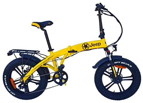 Tucano Bikes Jeep Amarilla Bicicleta electrica, Adultos Unisex, Unico