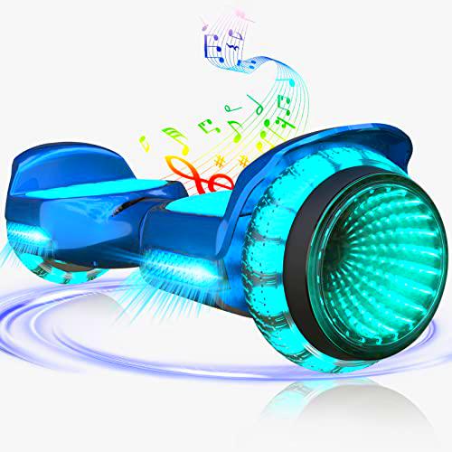 GYROOR Hoverboard Patinete Eléctrico Todoterreno 6.5&quot; con Altavoz Bluetooth