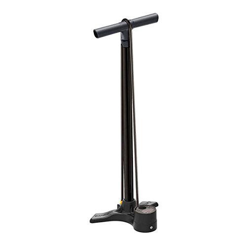 LEZYNE Standluftpumpe Macro Floor Drive Digital, Schwarz-glänzend 220psi