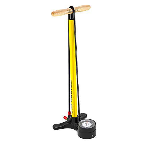 Lezyne Sport Floor Drive-Manómetro 3&quot; 5 Bomba de pie Unisex Adulto Pure Yellow