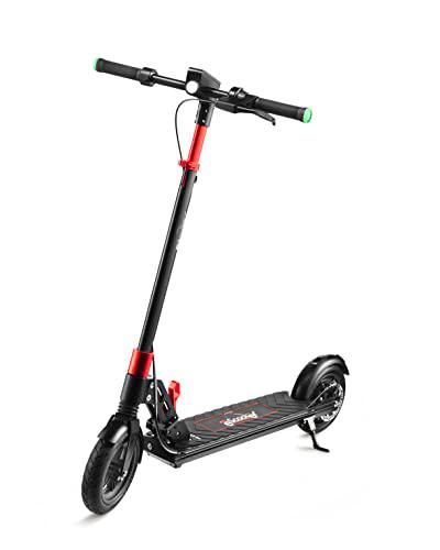 eScooter T2 350W Plegable Scooter, 25-35 km Rango, Negro