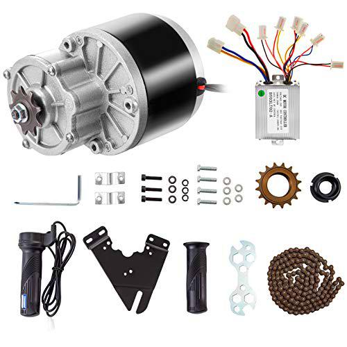 VEVOR Motor con Cepillo Motor Go Kart Eléctricos 24V 250W Kit de Motor para Scooter Eléctrico Perfecto para Scooter Eléctrico