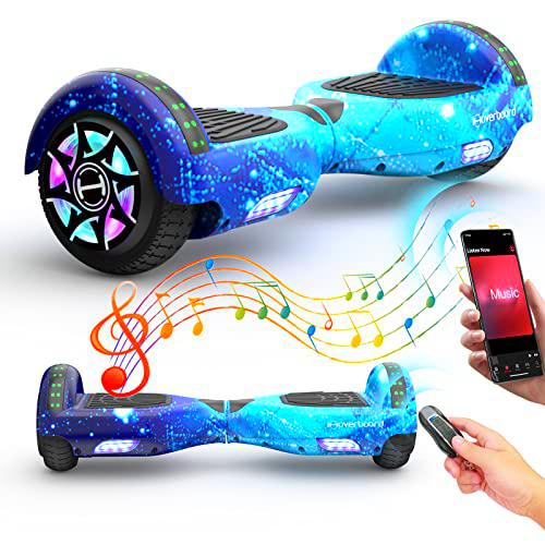 Hoverboards de 6.5 '', iHoverboards H1 Hoverboards Auto Equilibrio Hoverboards para Niños y Adultos Hover Balance Board con Potente Motor Dual