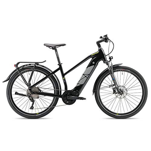 HEPHA Trekking 7 Bicicleta eléctrica, Adultos Unisex, Negro, 46