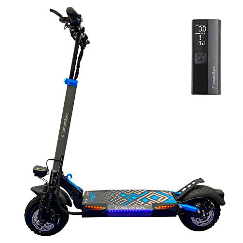 SMARTGYRO Crossover Dual Smart Air Pump Patinete Eléctrico