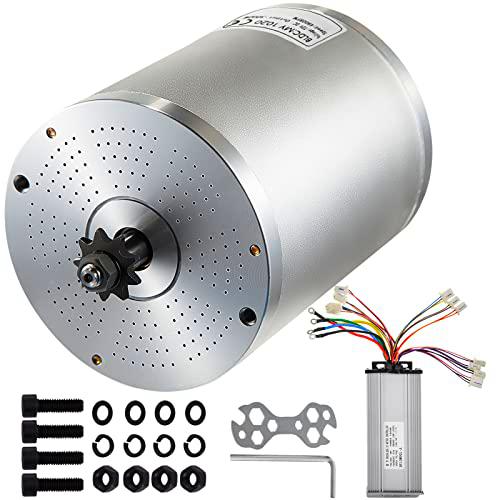 BestEquip Motor sin Escobillas Motor Eléctrico para Go Kart 72V 3000W con Controlador de Velocidad perfecto para Scooter Eléctrico