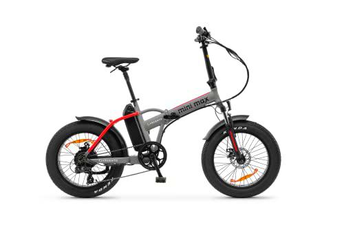 Argento- Foldable E-Bike Mini MAX Silver Bicicletas