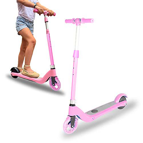 BEEPER - Patinete Eléctrico Infantil de 4 a 12 Años 100W Kiddy FWE50 (FWE50 Rosa)