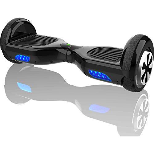 Denver HBO-6610 Hoverboard, Adultos Unisex, Negro, 6,5 Pulgadas