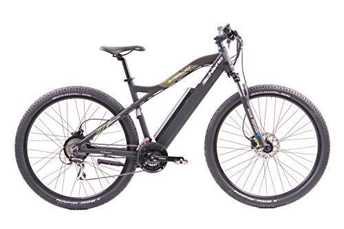 F.lli Schiano E- Mercury Bicicleta, Adulto Unisex, Negra, 29 ''