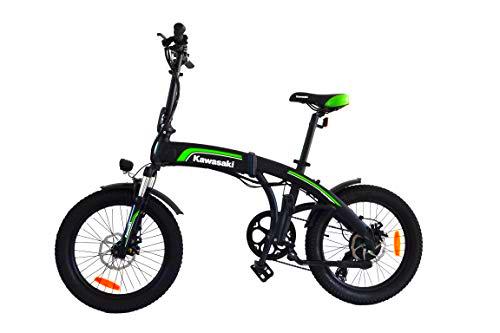 Amercook Bicicleta Eléctrica Plegable Kawasaki 20 Fat