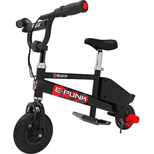 Razor E- Punk Mini E-Bike, Unisex niños, Negro, Talla única