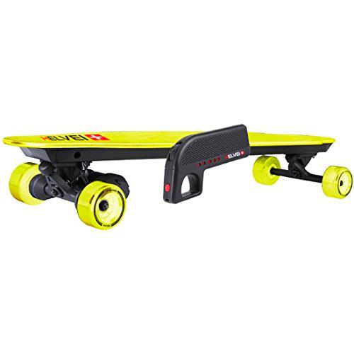 Helvei Monopatín Longboard con Motor y Batería Recargable