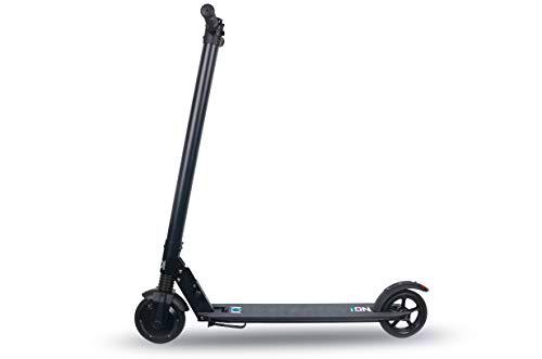 ION Scooter Eléctrico Tech, Adultos Unisex, Negro, Ruedas de 6,5&quot; (165 mm)