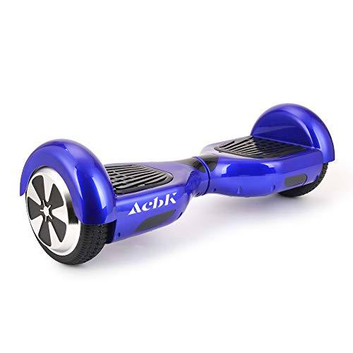 ACBK - Patinete Eléctrico Hover Autoequilibrio con Ruedas de 6.5&quot; (Altavoces Bluetooth con Luces Led integradas)