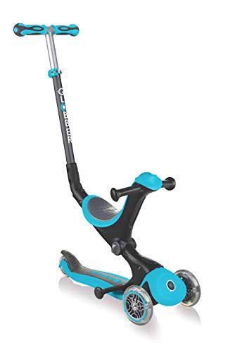 Globber Go Up Deluxe - Patinete de 3 Ruedas Plegable para Juventud