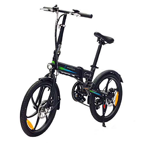 SMARTGYRO Ebike Crosscity Black - Bicicleta Eléctrica Urbana