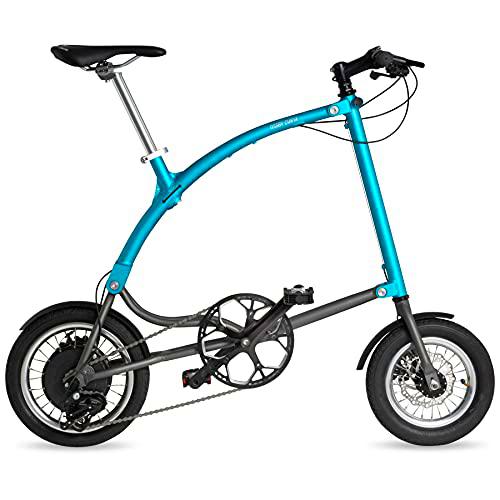 Bicicleta eléctrica Plegable OSSBY Curve Electric Turquesa Marino