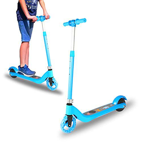 BEEPER - Patinete Eléctrico Infantil de 4 a 12 Años 100W Kiddy FWE50 (FWE50 Azul)